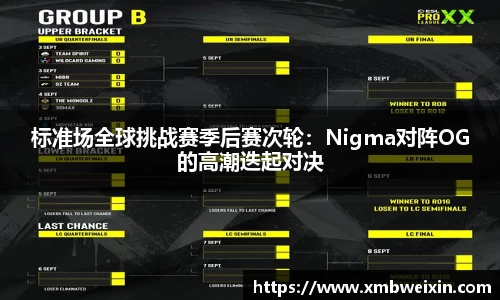 标准场全球挑战赛季后赛次轮：Nigma对阵OG的高潮迭起对决
