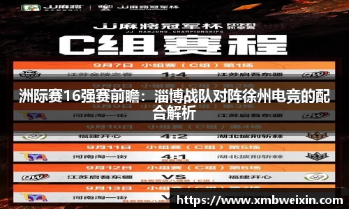 洲际赛16强赛前瞻：淄博战队对阵徐州电竞的配合解析